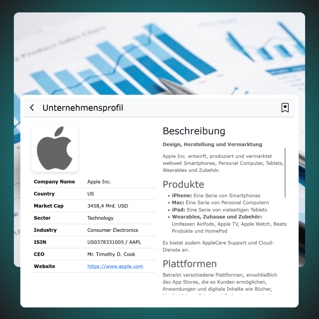 Unternehmensprofile Check, KI-gestützt